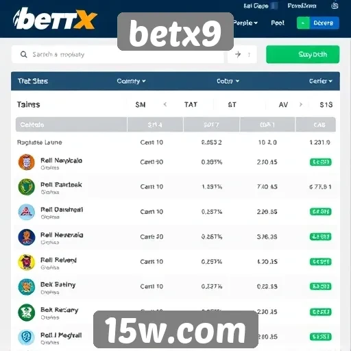 Apostas esportivas no betx9 e suas opções